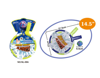 Six cartoon water spray trucks