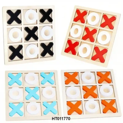 3D Tic-Tac-Toe Game (22.5×22.5 cm)