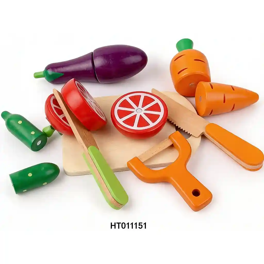 8pcs Magnetic Cutting Vegetables Play Set