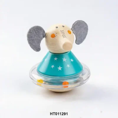 Wooden Elephant Roly-Poly Toy